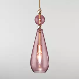 Светильник подвесной Eurosvet Ilario 50202/1 пурпурный