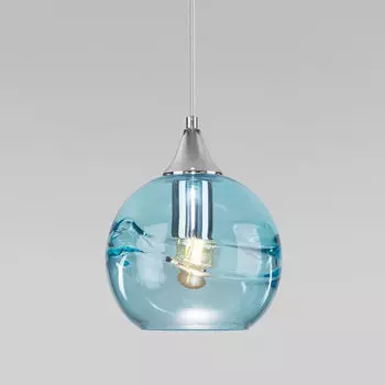 Светильник подвесной Eurosvet Lotus 50221/1 голубой