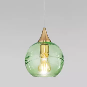 Светильник подвесной Eurosvet Lotus 50221/1 зеленый