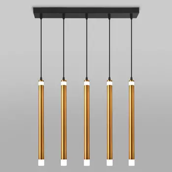 Светильник подвесной Eurosvet Maestro 50133/5 LED бронза 40W