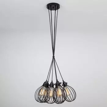 Светильник подвесной Eurosvet Moll 50059/6 черный