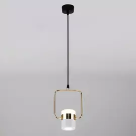 Светильник подвесной Eurosvet Oskar 50165/1 LED золото/белый 9W