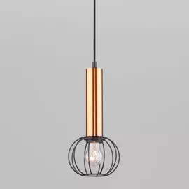 Светильник подвесной Eurosvet Parker 50178/1 черный/бронза