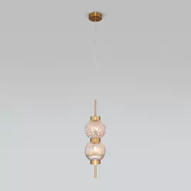 Светильник подвесной Eurosvet Plaza 50186/2 латунь