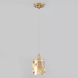 Светильник подвесной Eurosvet Scoppio 50101/1 перламутровое золото