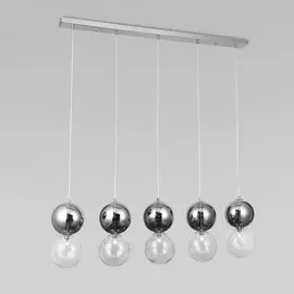 Светильник подвесной Eurosvet Selisa 50091/5 хром/дымчатый