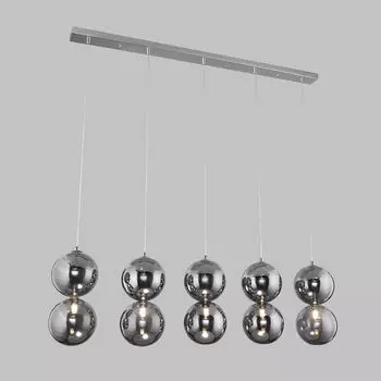 Светильник подвесной Eurosvet Selisa 50092/5 хром/дымчатый