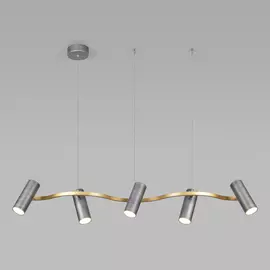 Светильник подвесной Eurosvet Spacer 90103/5 матовый серый/золото