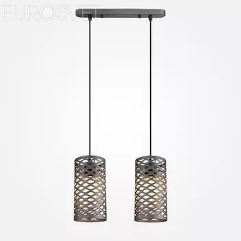 Светильник подвесной Eurosvet Стилл 50037/2 серый