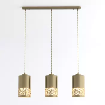 Светильник подвесной Eurosvet Tracery 50071/3 античная бронза