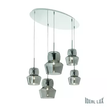 Светильник подвесной Ideal Lux Zeno ZENO SP5 FUME&amp;apo