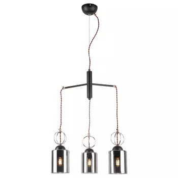 Светильник подвесной IMEX MD.0103-3-S BK+FGD