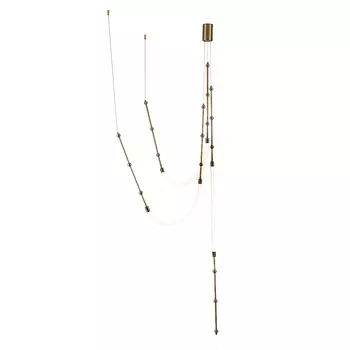 Светильник подвесной Indigo Corda V000064L 14010/3P Brass