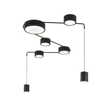 Светильник подвесной Indigo Modulo V000160L 14028/7С Black