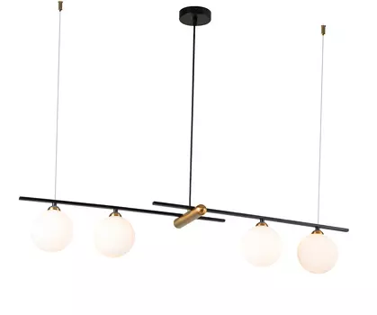 Светильник подвесной Indigo Opaco 11015/4P Black V000153