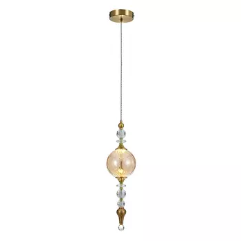 Светильник подвесной Indigo Sorpresa V000190L 11056/1P Amber