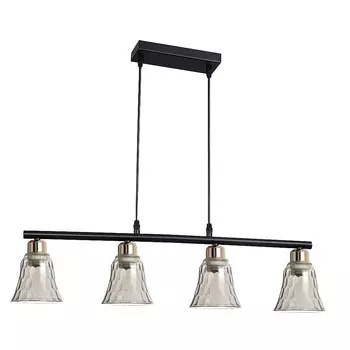 Светильник подвесной ЭкономСвет 30137 30137/4BK+GD GR