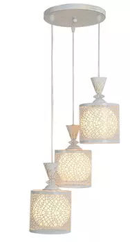 Светильник подвесной Lamplandia Pablo L1186-3 PABLO WHITE, Е27*макс 40