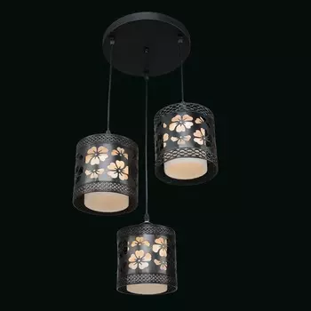 Светильник подвесной Максисвет 2-4935-3-BK E27