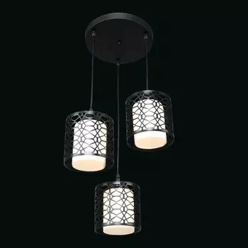 Светильник подвесной Максисвет 2-4940-3-BK E27