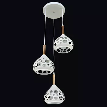 Светильник подвесной Максисвет 2-4985-3-WH+FG E14