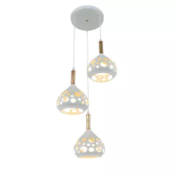 Светильник подвесной Максисвет 2-4985-3-WH+FG E27