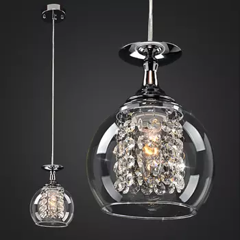 Светильник подвесной Максисвет 2-9022-1-CR E14