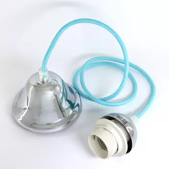 Светильник подвесной Максисвет ПЧ с проводом 5580 голубой CR