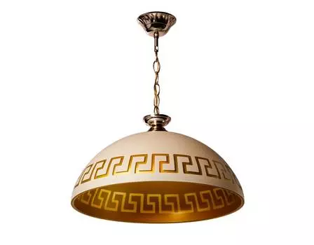 Светильник подвесной Мелодия Света Greece R4001-1P-350 YL+GD 000040374