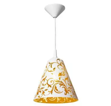 Светильник подвесной Мелодия Света Winter R5001-1P-200 WT+YL 000040354