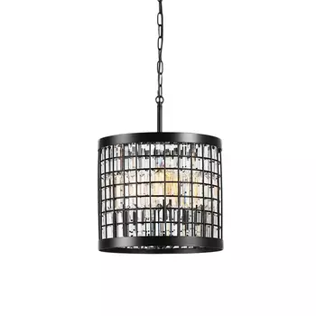 Светильник подвесной RiForma Globo Crystals 8600 2-8600-4-BK E27