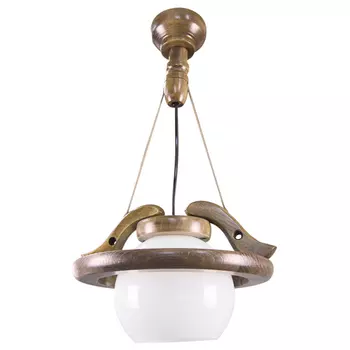 Светильник подвесной Zaklad Stolarski орех 39 орех (плафон N-23 - 1 шт.)