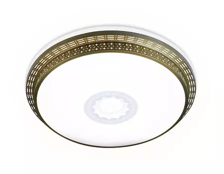 Потолочный светодиодный светильник Ambrella F130 WH GD 72W D500