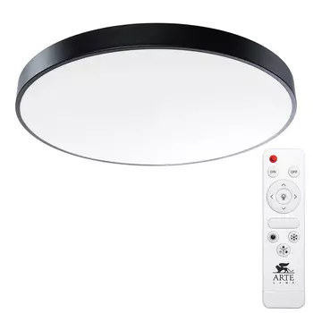 Потолочный светодиодный светильник Arte Lamp Arena A2673PL-1BK