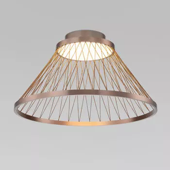 Светильник потолочный Eurosvet Cesta 40019/1 LED коричневый