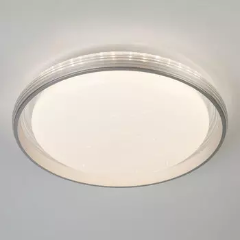 Светильник потолочный Eurosvet Glow 40016/1 LED серебряный 58W