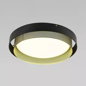 Светильник потолочный Eurosvet Imperio 90287/1 чёрный/золото Smart