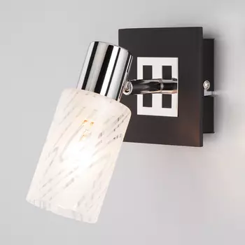 Светильник спот Eurosvet 20020/1 хром/венге