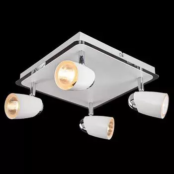 Светильник спот Eurosvet 20021 20021/4 хром/белый