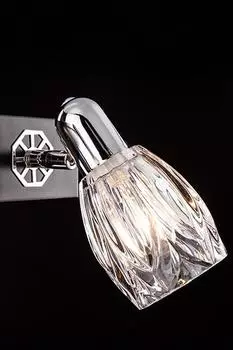 Светильник спот Eurosvet 20028 20028/2 хром/венге