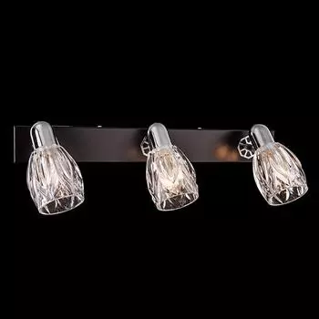 Светильник спот Eurosvet 20028 20028/3 хром/венге