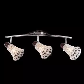 Светильник спот Eurosvet 20032 20032/3 хром/венге