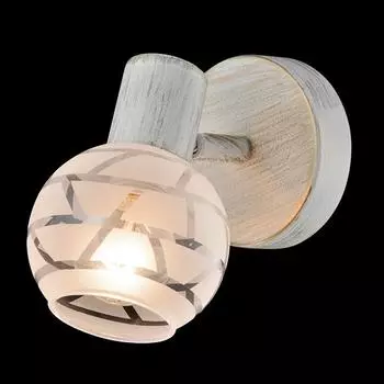 Светильник спот Eurosvet 20036/1 белый с золотом/хром