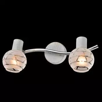 Светильник спот Eurosvet 20036/2 белый с золотом/хром