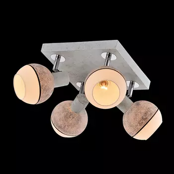 Светильник спот Eurosvet 20037 20037/4 хром/серый