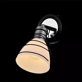 Светильник спот Eurosvet 20038 20038/1 хром/венге