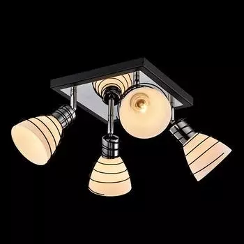 Светильник спот Eurosvet 20038 20038/4 хром/венге