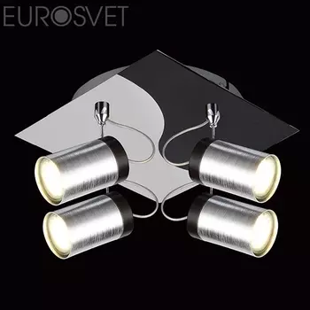 Светильник спот Eurosvet 20044 20044/4 хром/черный