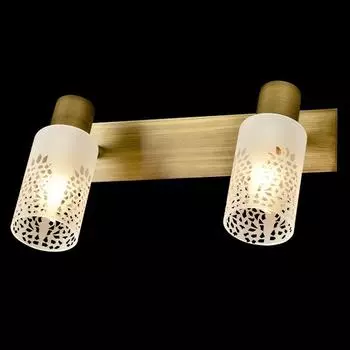 Светильник спот Eurosvet 20047 20047/2 патинированная бронза