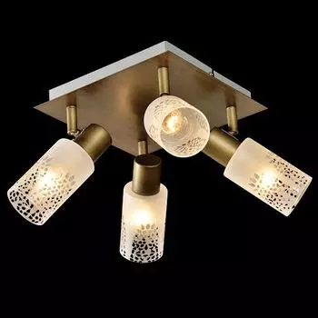 Светильник спот Eurosvet 20047 20047/4 патинированная бронза